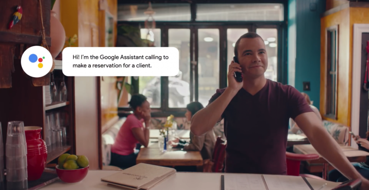 Google brengt telefoonbot die reserveringen maakt uit