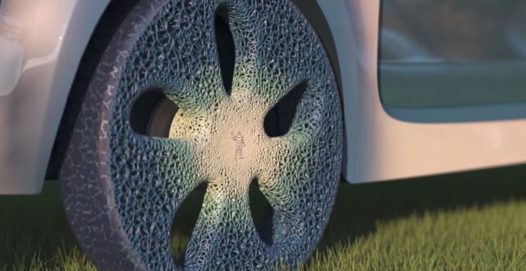Michelin maakt banden van hout en 3d-geprint rubber