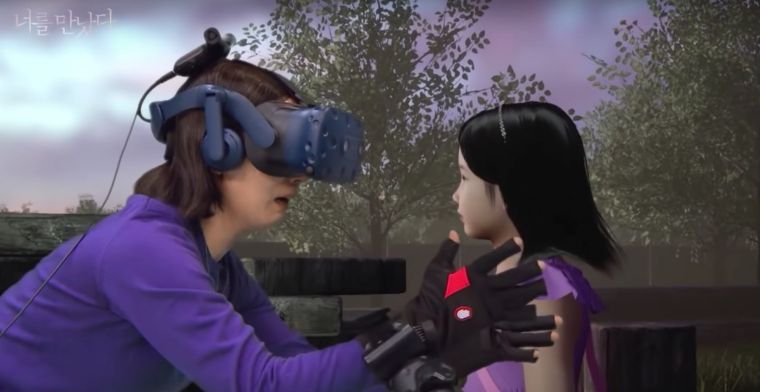 Moeder ziet overleden kind weer in virtual reality