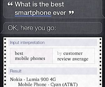Siri heeft meer vertrouwen in Nokia dan in Apple zelf