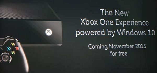 Xbox One krijgt vanaf 12 november update naar Windows 10
