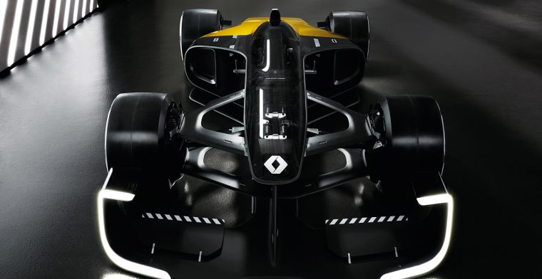 Renault pronkt met Formule 1-auto van de toekomst