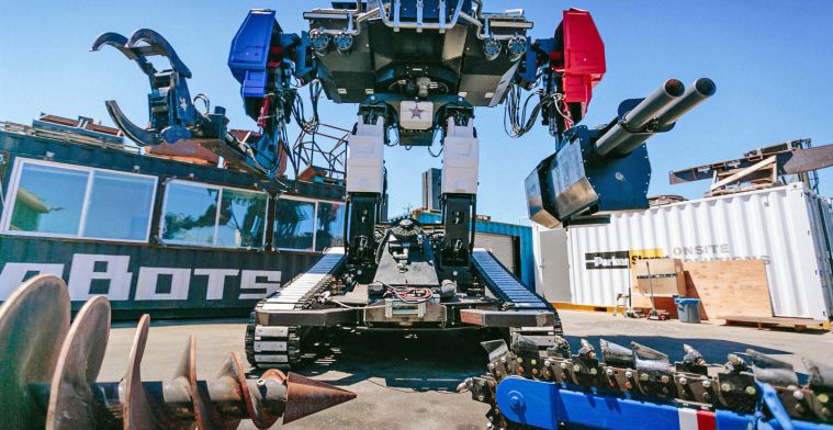 Amerikaanse MegaBot is klaar voor gevecht met Japanse robot