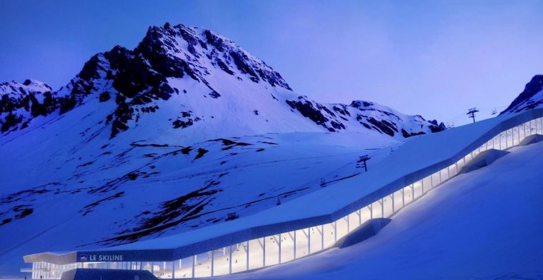 Dutch design: overdekte skibaan in de Alpen