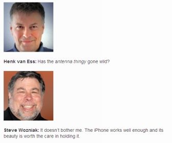 Wozniak vindt 'oplossing' iPhone 4 in Nederland