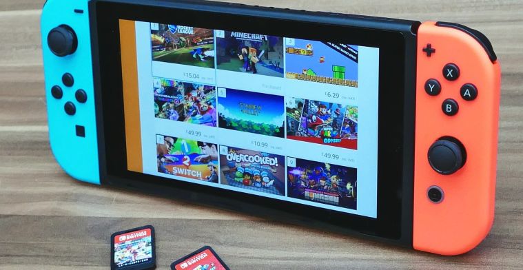 'Nintendo op weg naar nieuwe verkooprecords Switch en games'