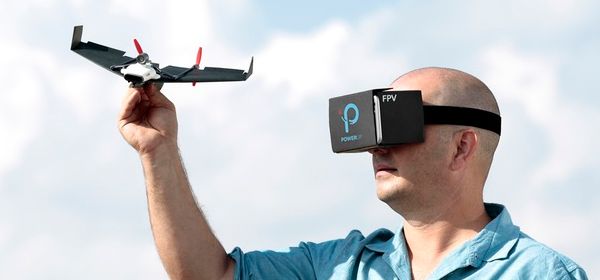 Live beeld in 360 graden vanuit je papieren vliegtuigje 