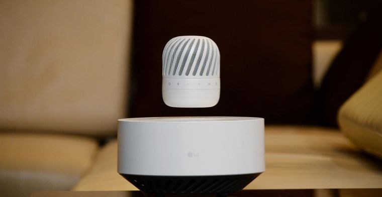 LG presenteert magnetisch zwevende speaker
