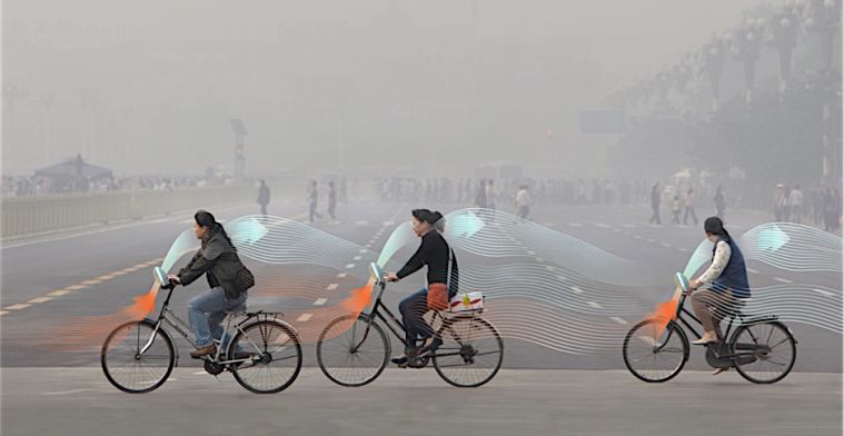 Trappen voor frisse lucht met deze fiets van Roosegaarde