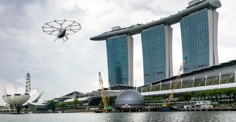 Eerste bemande vlucht voor 'drone-taxi' Volocopter