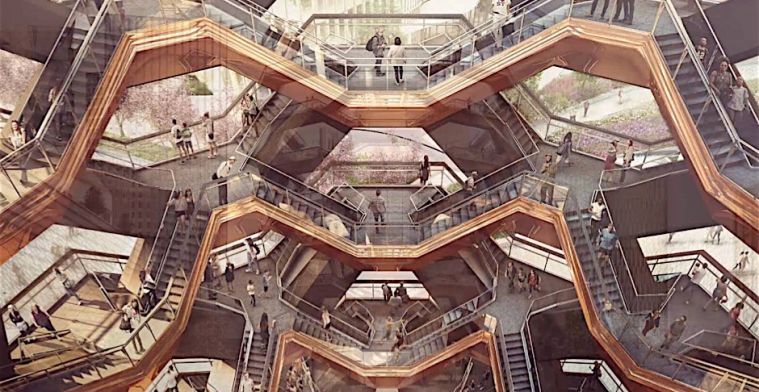 Trap naar het niets: New York krijgt 'Escher-bouwsel'