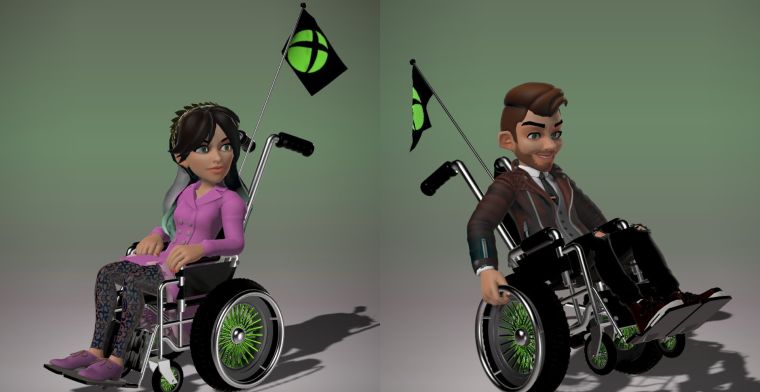 Microsoft laat gamers hun avatar een rolstoel geven