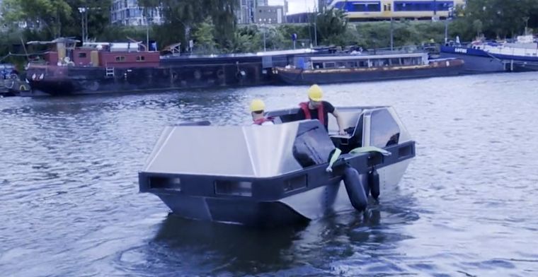 Deze zelfsturende boot wordt nu getest in Amsterdam
