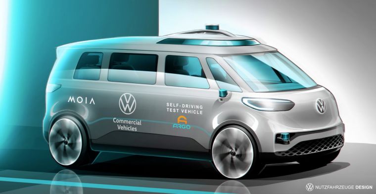 Volkswagen gaat zelfrijdende bestelbusjes testen