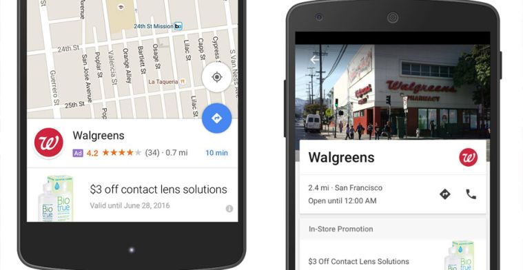 Google Maps gaat stuk meer advertenties tonen