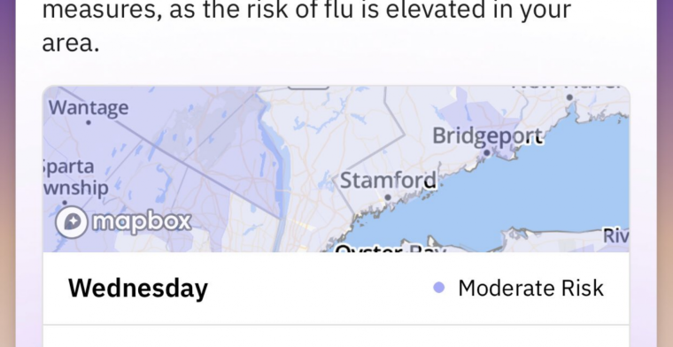 App geeft met AI 15-daagse verwachting over griepuitbraak