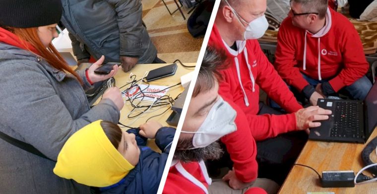 Nederlanders houden vluchtelingen online bij grens Oekraïne: 'Netwerken anders overbelast'