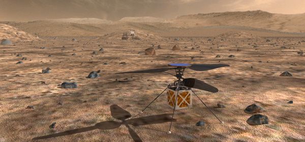 NASA wil Mars verkennen met een helikopterdrone 