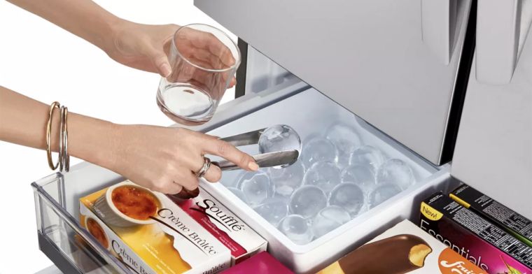 LG komt met koelkast voor 'perfect ronde ijsklontjes'