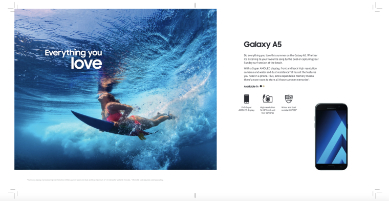 Samsung krijgt miljoenenboete om misleidende reclame waterdichte telefoons