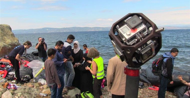 KRO-NCRV maakt VR-video's van vluchtelingen op Lesbos