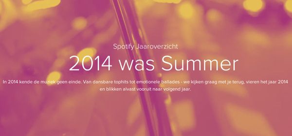 Spotify presenteert jouw muziekjaar in kekke visuals