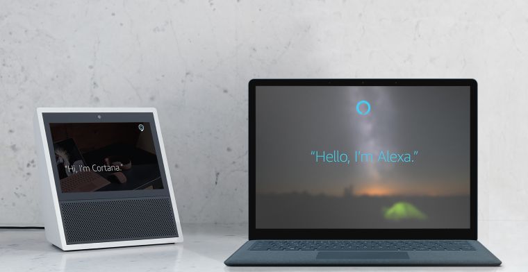 Spraakassistenten Cortana en Alexa gaan samenwerken