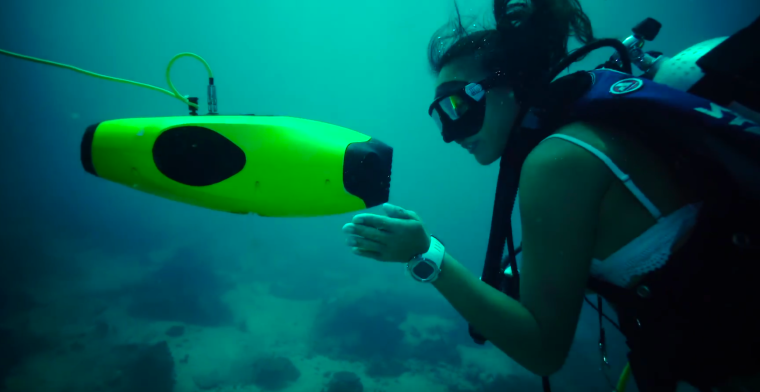 Professionele onderwaterdrone op de CES