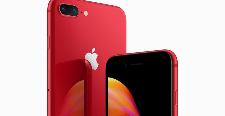 Apple kondigt rode iPhone 8's aan