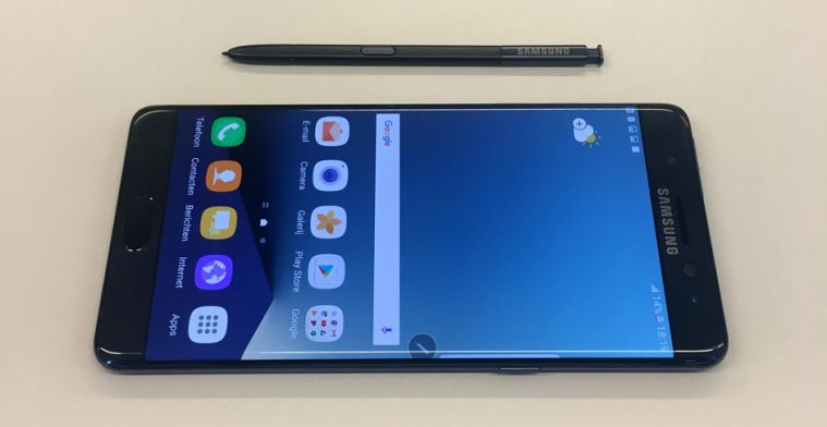 Samsung kondigt Note 7-smartphone met styluspen en irisscan aan
