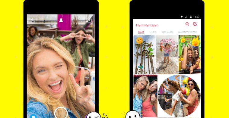 Snapchat lanceert groepsgesprekken