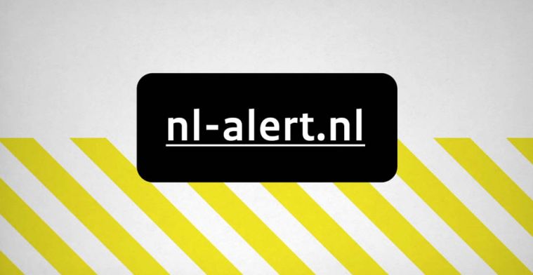 Website NL-Alert kort plat na test met noodmelding