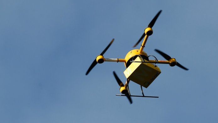 Amazon werkt aan zelfvernietigende drone