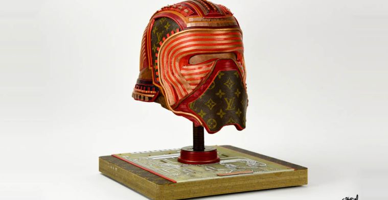 Kunstenaar maakt Star Wars-maskers van oude Louis Vuitton-tassen