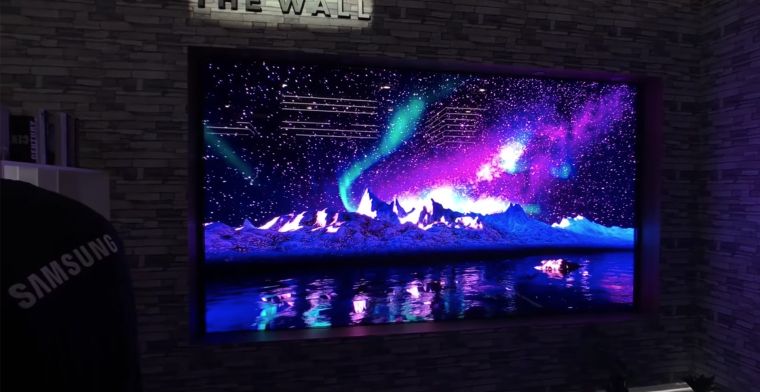 Eerste Samsung-tv met microled in augustus te koop