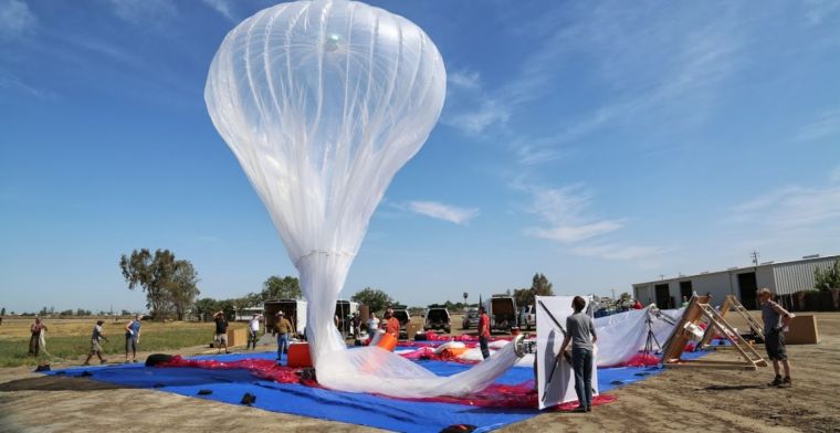 Google stopt met wifi-drones, zet in op ballonnen