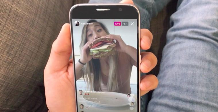 Instagram laat iedereen live video streamen