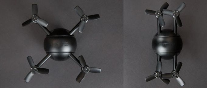 Deze drone is ook een actioncam en bewakingscamera