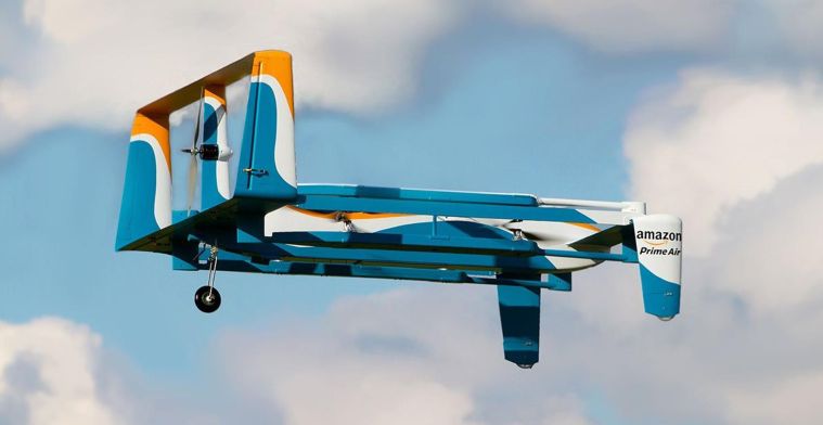 Amazon mag bezorging met drones testen in Verenigd Koninkrijk