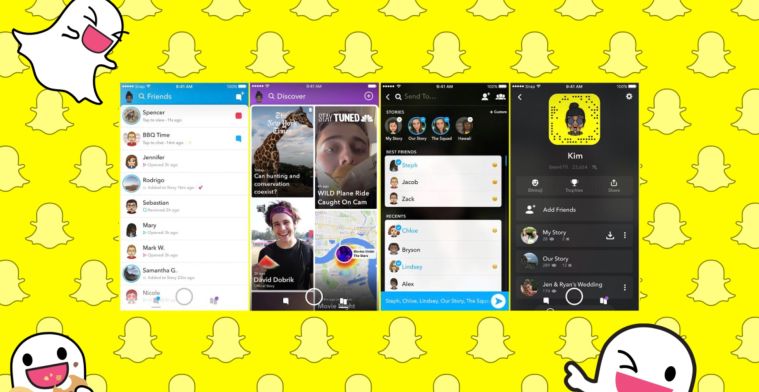 Zo maakt Snapchat zijn app simpeler in gebruik