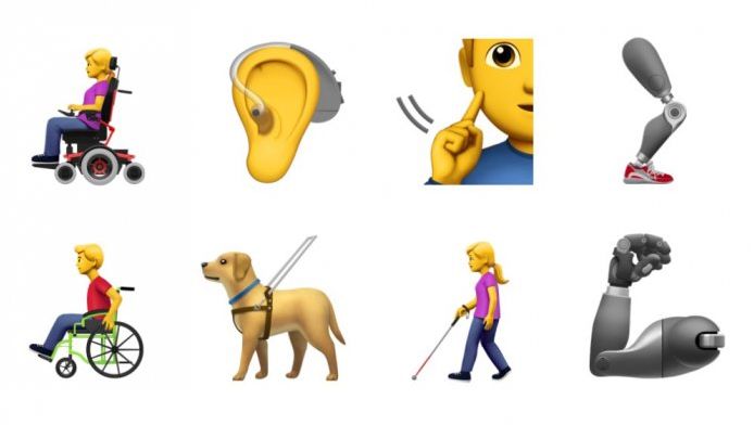 Apple stelt emoji voor mensen met beperking voor