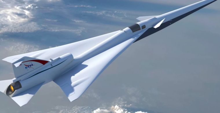 Supersonisch vliegtuig NASA wordt ook superstil
