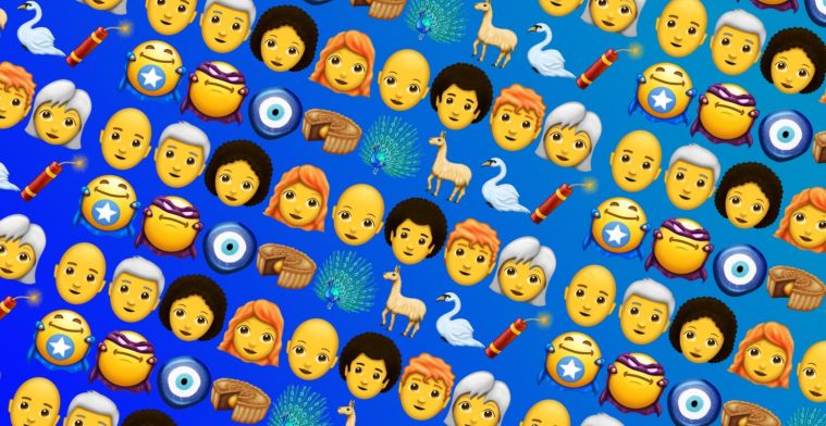 Nieuwe emoji voor 2018: krullen, rood haar en een mango