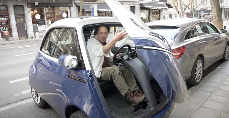 Elektrische mini-auto Microlino binnenkort in Nederland te koop