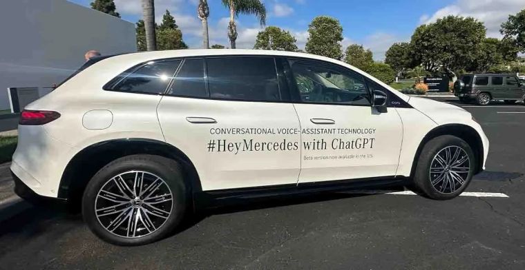 Mercedes-auto’s krijgen als eerste ChatGPT aan boord