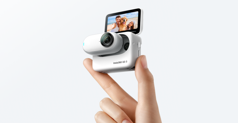 Deze piepkleine actioncam is een 2-in-1-camera