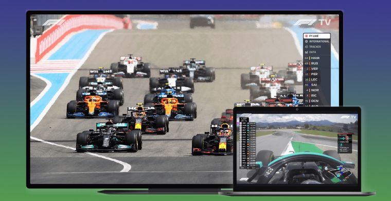 Viaplay sluit deal met F1: abonnees krijgen toegang tot F1 TV Pro