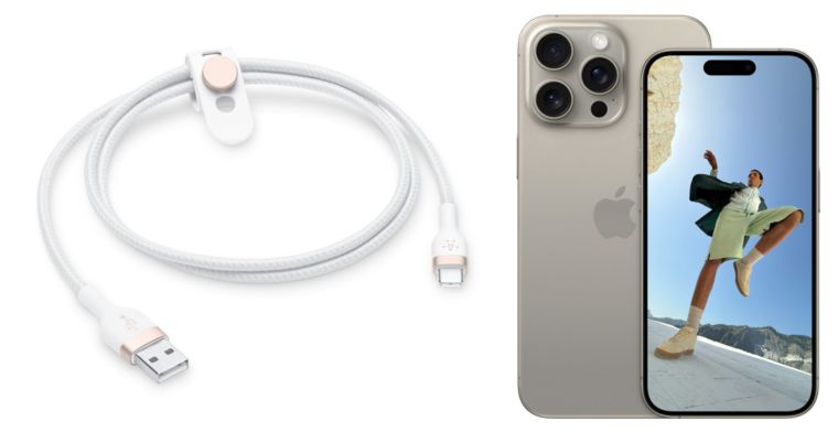 Apple verkoopt voor het eerst usb-a naar usb-c-kabel