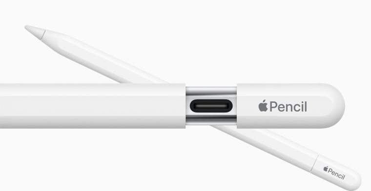Nieuwe Apple Pencil met usb-c: goedkoper, maar minder functies