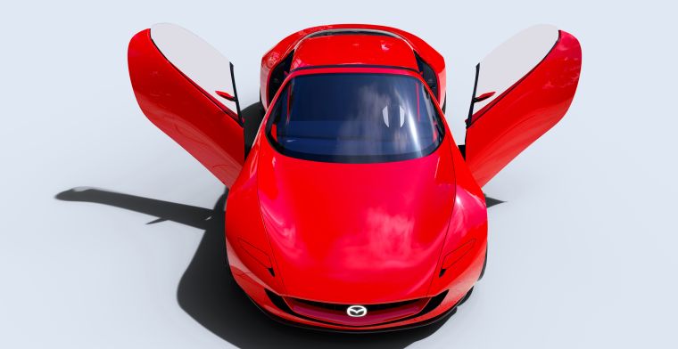 Mazda steelt de show: wulpse sportauto rijdt op batterij én waterstof